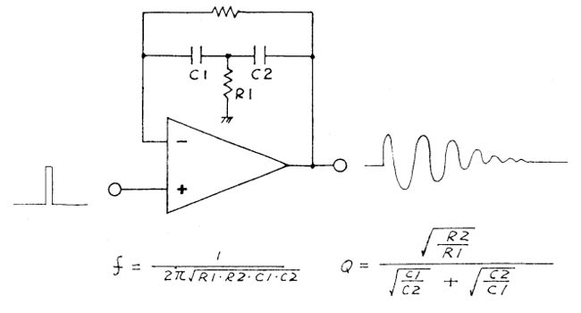 Representative Bridged T-Network (TR-808 Service Manual)