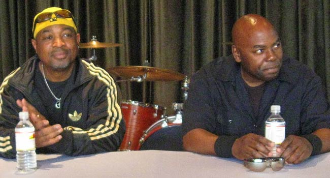 Chuck D and Brian Hardgroove