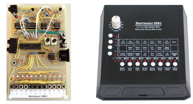 Drum Machine Prototype and Final Production Model