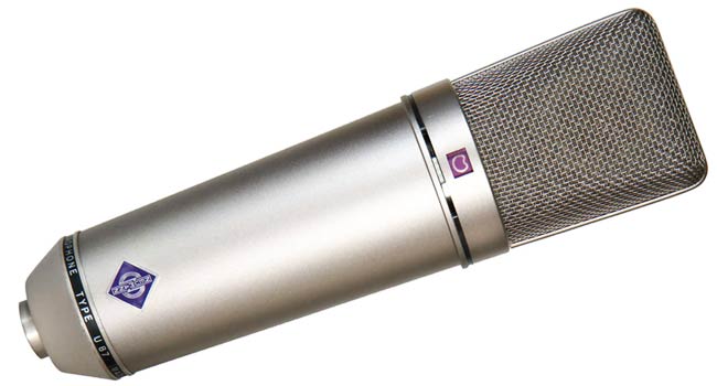 Neumann U87 large diaphragm micrphone