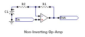 Non-inverting op-amp