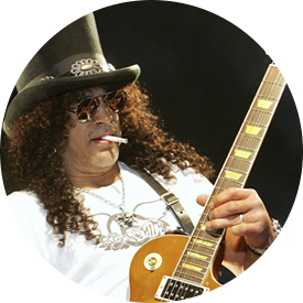 Slash and his Les Paul